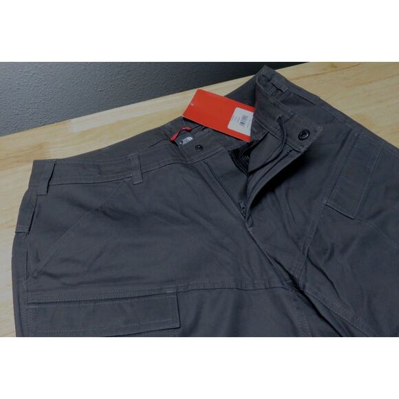 Womens The North Face Andesite Pant Size L Gray Hiking Zip Off Convertable Short - Picture 9 of 10